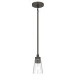 Erma Pendant - Olde Bronze / Clear