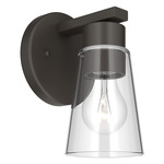 Stamos Wall Sconce - Olde Bronze / Clear
