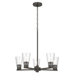 Stamos Chandelier - Olde Bronze / Clear