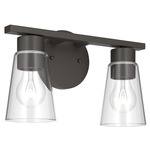 Stamos Bathroom Vanity Light - Olde Bronze / Clear