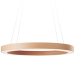 Oh! Line Pendant - Matte Black / Natural Beech