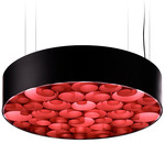 Spiro Pendant - Matte Black / Red