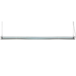 Estela Linear Pendant - Matte Black / Sea Blue