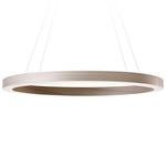 Oh! Line Pendant - Matte Black / Grey