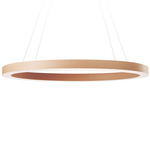 Oh! Line Pendant - Matte Black / Natural Beech