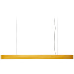 I-Club Slim Linear Pendant - Matte Nickel / Yellow