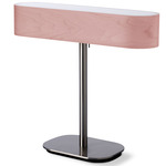 I-Club Table Lamp - Brushed Nickel / Pale Rose
