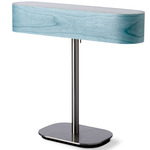 I-Club Table Lamp - Brushed Nickel / Sea Blue