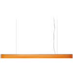 I-Club Slim Linear Pendant - Matte Nickel / Orange