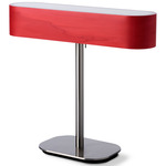 I-Club Table Lamp - Brushed Nickel / Red