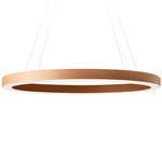 Oh! Line Pendant - Matte Black / Natural Cherry