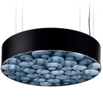 Spiro Pendant - Matte Black / Blue