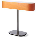 I-Club Table Lamp - Brushed Nickel / Orange