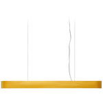 I-Club Slim Linear Pendant - Matte Nickel / Yellow