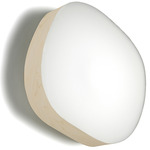Guijarro Wall / Ceiling Light - Ivory White