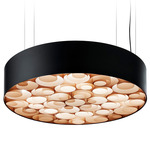 Spiro Pendant - Matte Black / Natural Beech