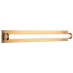 Athena Color Select Bathroom Vanity Light - Aged Gold Brass / Clear / Opal