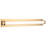 Athena Color Select Bathroom Vanity Light - Aged Gold Brass / Clear / Opal