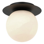 Nikini Wall / Ceiling Light - Aged Gold Brass / Spanish Alabaster