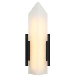 Rigio Color Select Wall Sconce - Matte Black / Alabaster