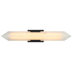 Rigio Color Select Bathroom Vanity Light - Matte Black / Alabaster