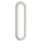 Iris Color Select Bathroom Vanity Light - Matte White / White Acrylic