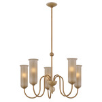 Alessandra Chandelier - Patina Brass / Light Bronze Etched