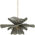 Amanda Chandelier - Patina Brass / Spruce