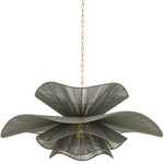 Amanda Chandelier - Patina Brass / Spruce