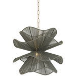Amanda Chandelier - Patina Brass / Spruce