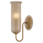 Alessandra Wall Sconce - Patina Brass / Light Bronze Etched