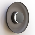 Totem Color-Select Metal Wall /Ceiling Ceiling Light - Matte Black / Matte Black / Black