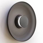 Totem Color-Select Metal Wall /Ceiling Ceiling Light - Matte Black / Matte Black / Black