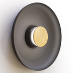 Totem Color-Select Metal Wall /Ceiling Ceiling Light - Matte Black / Brass / Black