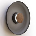 Totem Color-Select Metal Wall /Ceiling Ceiling Light - Matte Black / Walnut / Black
