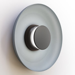 Totem Color-Select Metal Wall /Ceiling Ceiling Light - Matte Black / Matte Black / Slate Blue