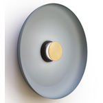 Totem Color-Select Metal Wall /Ceiling Ceiling Light - Matte Black / Brass / Slate Blue