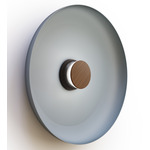 Totem Color-Select Metal Wall /Ceiling Ceiling Light - Matte Black / Walnut / Slate Blue