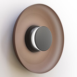 Totem Color-Select Metal Wall /Ceiling Ceiling Light - Matte Black / Matte Black / Espresso