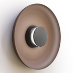 Totem Color-Select Metal Wall /Ceiling Ceiling Light - Matte Black / Matte Black / Espresso
