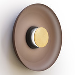 Totem Color-Select Metal Wall /Ceiling Ceiling Light - Matte Black / Brass / Espresso