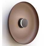 Totem Color-Select Metal Wall /Ceiling Ceiling Light - Matte Black / Matte Black / Espresso