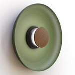Totem Color-Select Metal Wall /Ceiling Ceiling Light - Matte Black / Walnut / Forest Green