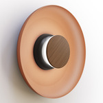 Totem Color-Select Metal Wall /Ceiling Ceiling Light - Matte Black / Walnut / Terracotta