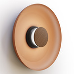 Totem Color-Select Metal Wall /Ceiling Ceiling Light - Matte Black / Walnut / Terracotta