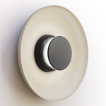 Totem Color-Select Metal Wall /Ceiling Ceiling Light - Matte Black / Matte Black / White