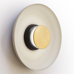 Totem Color-Select Metal Wall /Ceiling Ceiling Light - Matte Black / Brass / White