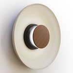 Totem Color-Select Metal Wall /Ceiling Ceiling Light - Matte Black / Walnut / White