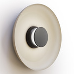 Totem Color-Select Metal Wall /Ceiling Ceiling Light - Matte Black / Matte Black / White