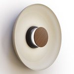 Totem Color-Select Metal Wall /Ceiling Ceiling Light - Matte Black / Walnut / White